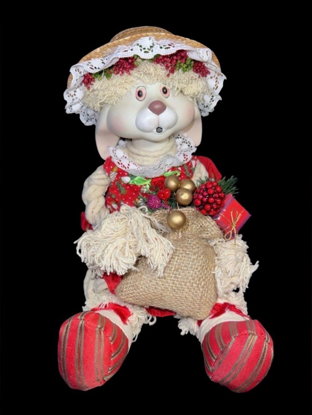 House Of Lloyd Christmas Around The World Flossie Mop Bunny 🎄🌎🐰 Vintage 1993
